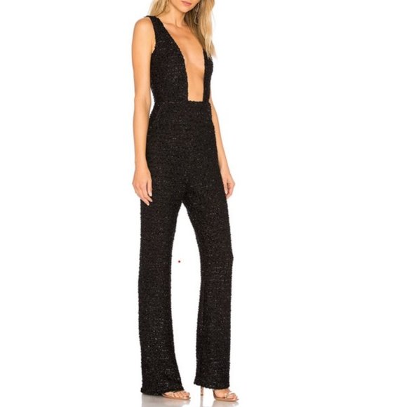 Revolve NBD Black Willa Jumpsuit - Small - Picture 2 of 7